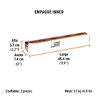 Llave combinada extralarga 36 mm x 454 mm de largo, EXPERT 4