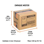 Dado de 1-1/16', 6 puntas, cuadro 3/4', TRUPER 7