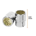Dado de 1-3/16', 12 puntas, cuadro 3/4', TRUPER 3