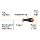 Desarmador de cruz 1/4' x 8' mango Comfort Grip, TRUPER 3