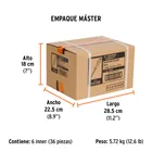 Desarmador plano de golpe 1/4' x 4', TRUPER EXPERT 8
