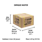Carrete con 100 m de hilo para pesca azul calibre 0.80 mm 6