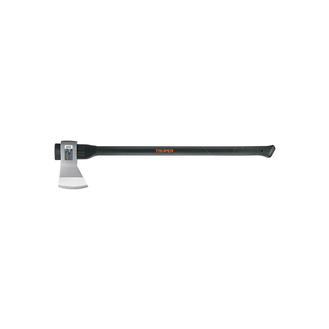 Hacha media labor 3 lb, mango de fibra de vidrio 36', TRUPER
