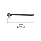 Hacha media labor 4-1/2 lb, mango fibra de vidrio 36',TRUPER 3