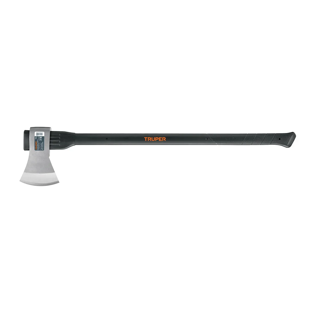 Hacha labor entera 3 lb, mango de fibra de vidrio 36',TRUPER