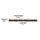 Broca HSS 17/64' Trublack para metal, TRUPER 4