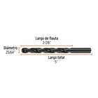 Broca HSS 25/64' Trublack para metal, TRUPER 4