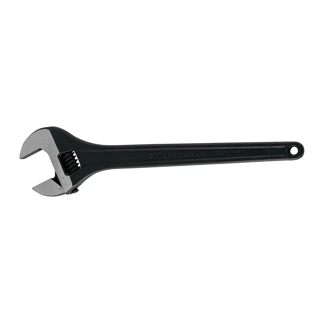 Llave ajustable (perico) 18' profesional pavonada, EXPERT