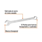 Llave combinada extralarga 26 mm x 370 mm de largo, EXPERT 2
