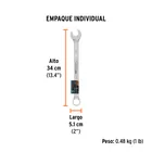 Llave combinada extralarga 25 mm x 355 mm de largo, EXPERT 5