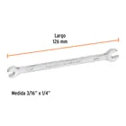 Llave española, 3/16 x 1/4' x 126 mm de largo, TRUPER EXPERT 3