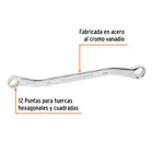 Llave de estrías 1/2 x 9/16' x 205 mm largo, TRUPER EXPERT 2