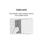 Llana 14' canto recto, 10 remaches, mango madera, TRUPER 4