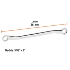 Llave de estrías 15/16 x 1' x 361 mm largo, TRUPER EXPERT 3