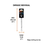 Llave de estrías 10 x 11 x 181 mm largo, TRUPER EXPERT 5