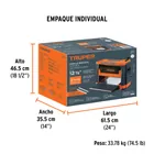 Cepillo portátil 12-1/2', 2-1/4 HP (1600 W), TRUPER 7