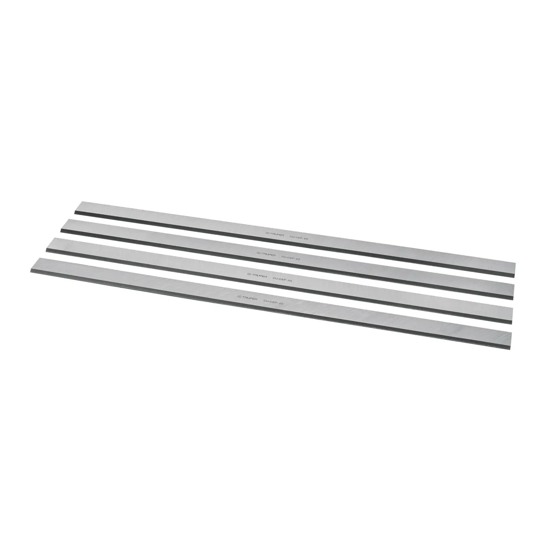Caja con 4 cuchillas HSS para cepillo de piso CEP-20, TRUPER