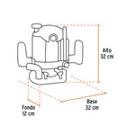 Router (Rebajadora) 1800W, 2-1/2 HP, TRUPER INDUSTRIAL 3