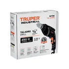 Taladro/destornillador 3/8', 450W, TRUPER INDUSTRIAL 4