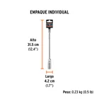 Dado p/bujías cuadro 3/8' articulado 5/8', extensión 10' 4