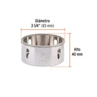 Brocasierra diamante 3-1/4' borde continuo, TRUPER 3