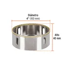Brocasierra diamante 4' borde continuo, TRUPER 3