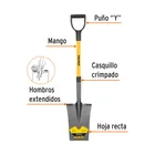 Pala escarramán Tru Pro, puño 'Y', mango de fibra de vidrio 2