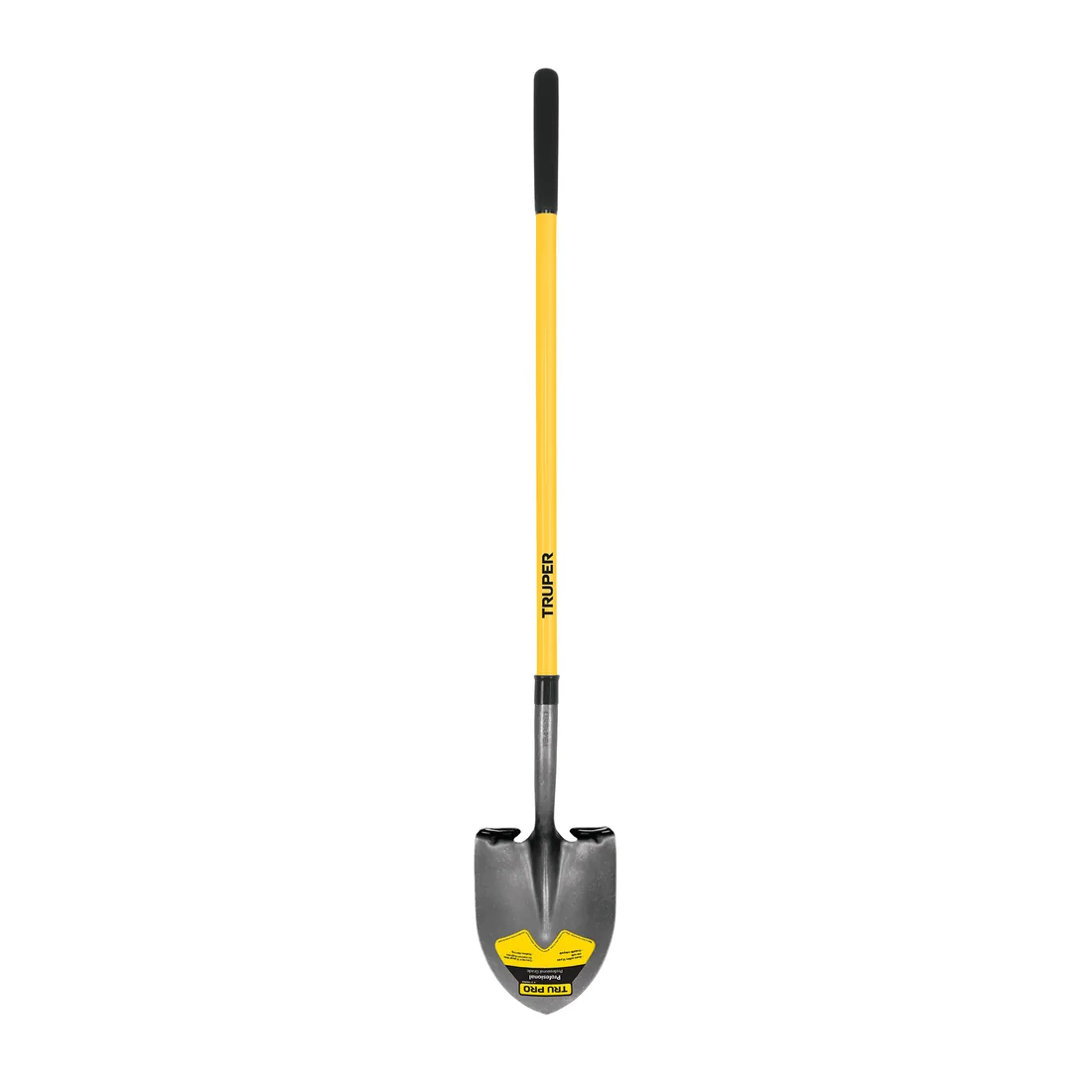 Pala redonda Tru Pro, mango largo de fibra de vidrio 48'
