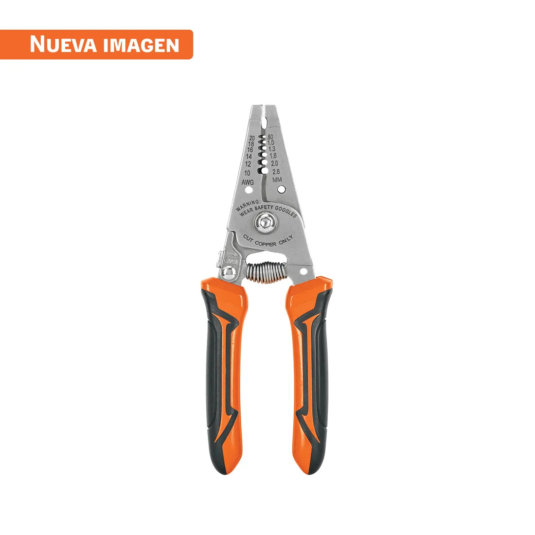 Pinza 6' pela cables, 26 a 16 AWG, TRUPER