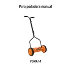 Montaje de rodillo de repuesto para podadora POMA-14, TRUPER 2