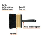 Brocha profesional de 5' mango de plástico, TRUPER EXPERT 2