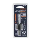 Mandril para brocasierra diamante sin rosca 3/8', TRUPER 3