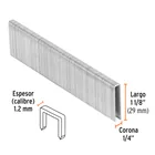 Caja con 5000 grapas corona 1/4' calibre 18, 28mm p/ENNE-120 2