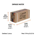 Caja con 5000 grapas corona 1/4' calibre 18, 28mm p/ENNE-120 7