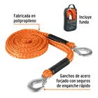 Cuerda con ganchos para remolque, 22 mm x 3.5 m, TRUPER 2
