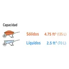 Concha metálica para carretillas CAT-55FF y CAT-55ND, TRUPER 2