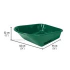 Concha metálica para carretillas CAT-55FF y CAT-55ND, TRUPER 3