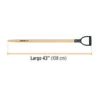 Mango para raspadores puño 'Y' SCR-4D y SCR-7D, 43', TRUPER 2