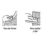 Cepillo escofina para muros de yeso, 6', TRUPER 4