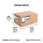 Hacha media labor ojo redondo 4 lb sin mango, TRUPER 6