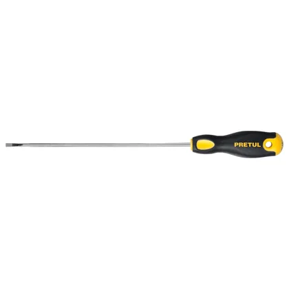Desarmador cabinet 1/8 x 6' mango Comfort Grip, PRETUL