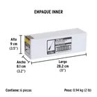 Desarmador de cruz 5/16' x 6' mango Comfort Grip, PRETUL 7