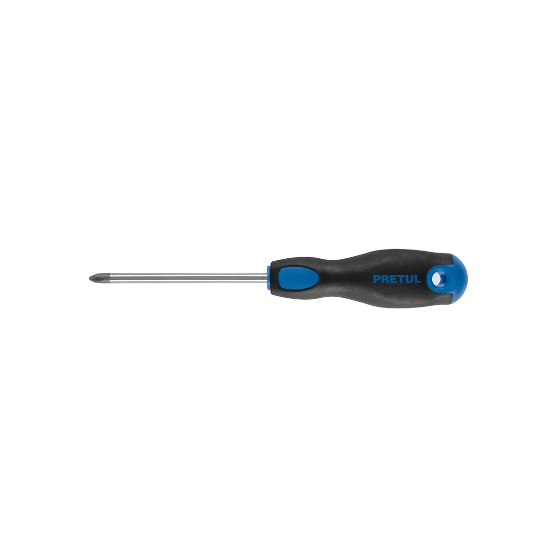 Desarmador de cruz 1/4' x 4' mango Comfort Grip, PRETUL
