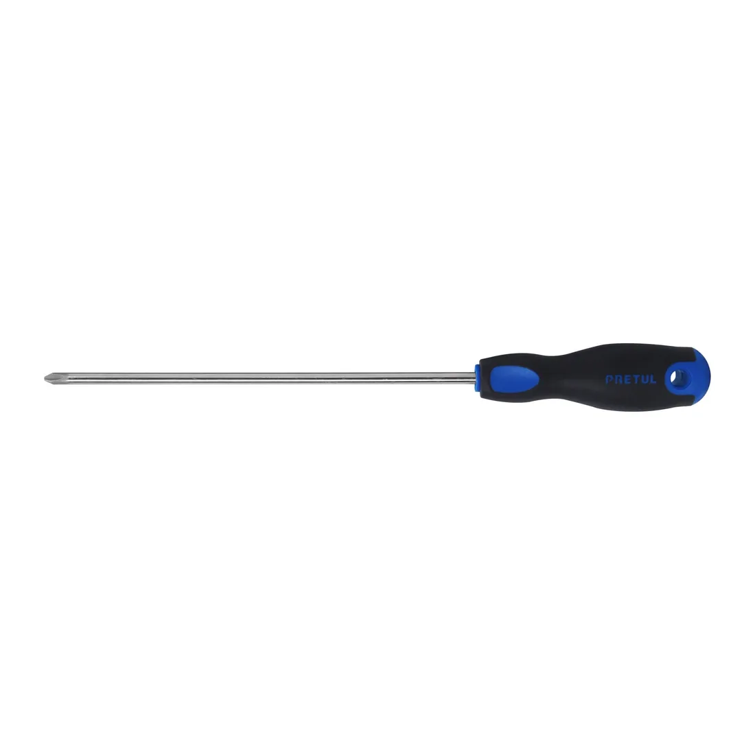 Desarmador de cruz 1/4' x 8' mango Comfort Grip, PRETUL