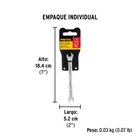 Llave española, 1/4 x 5/16' x 122 mm de largo, PRETUL 5