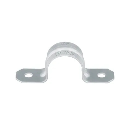 Bolsa c/10 abrazaderas tipo omega 1/2' p/tubo pared gruesa