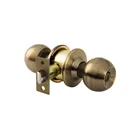 Combo cerraduras, llave-llave, latón antiguo, HERMEX BASIC 1