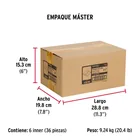 Bolsa 2 bisagras cuadradas 3-1/2', latonado, plana BASIC 7