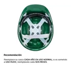 Casco de seguridad, ajuste de intervalos, verde, PRETUL 3