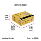 Bisagra cuadrada 2-1/2', acero satinado, cabeza plana, BASIC 5